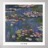 Claude Monet Zedign Art Poster #40-2 (Vorne)
