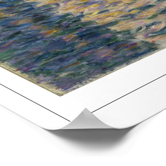 Claude Monet Zedign Art Poster #43-2 (Ecke)