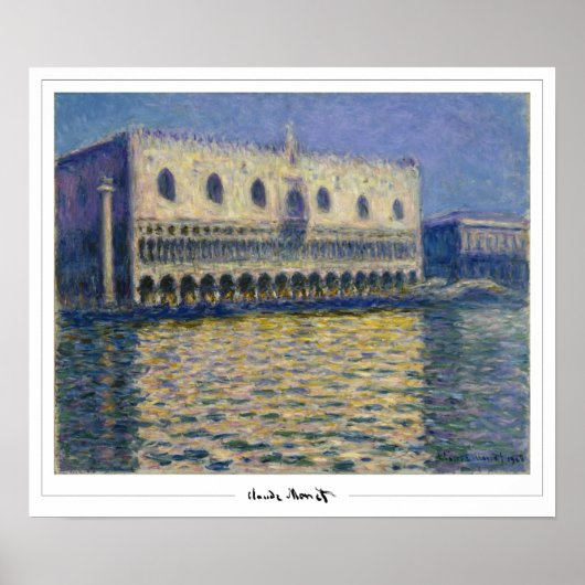 Claude Monet Zedign Art Poster #43-2 (Vorne)