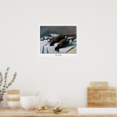 Claude Monet Zedign Art Poster #44-2 (Küche)