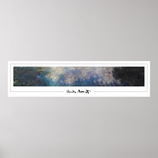 Claude Monet Zedign Art Poster #466-2 (Vorne)