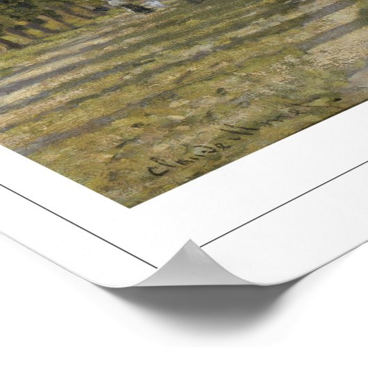 Claude Monet Zedign Art Poster #48 (Ecke)