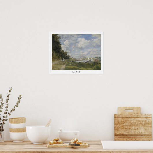 Claude Monet Zedign Art Poster #48 (Küche)