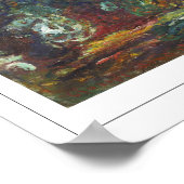 Claude Monet Zedign Art Poster #4-2 (Ecke)