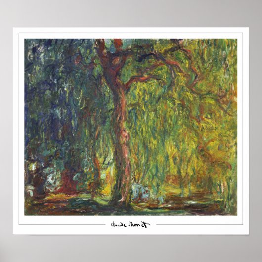 Claude Monet Zedign Art Poster #4-2 (Vorne)