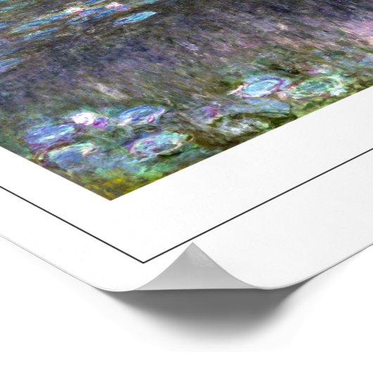 Claude Monet Zedign Art Poster #503 (Ecke)