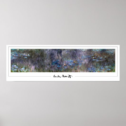 Claude Monet Zedign Art Poster #503 (Vorne)