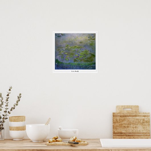 Claude Monet Zedign Art Poster #53 (Küche)