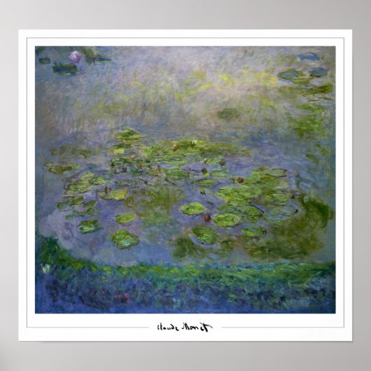 Claude Monet Zedign Art Poster #53 (Vorne)