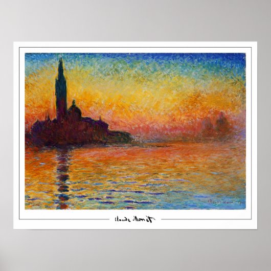 Claude Monet Zedign Art Poster #658-2 (Vorne)
