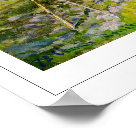 Claude Monet Zedign Art Poster #674 (Ecke)