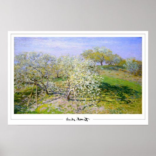 Claude Monet Zedign Art Poster #674 (Vorne)