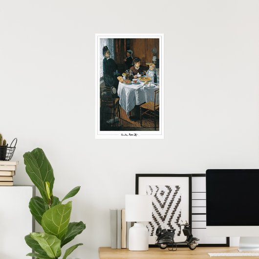 Claude Monet Zedign Art Poster #9-2 (Heimbüro)