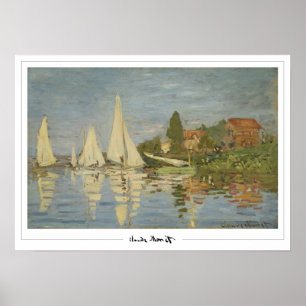 Claude Monet Zedign Kunstposter #25 Poster