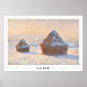 Claude Monet Zedign Kunstposter #49 Poster