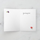 Claude Monet Zitat ~ Blumenwasser Karte (Innenseite)