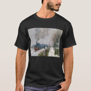 Claude Monet - Zug im Schnee / Die Lokomotive T-Shirt