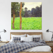 Claude Monet Zwei Bäume auf der Wiese Leinwanddruck (Insitu (Schlafzimmer))