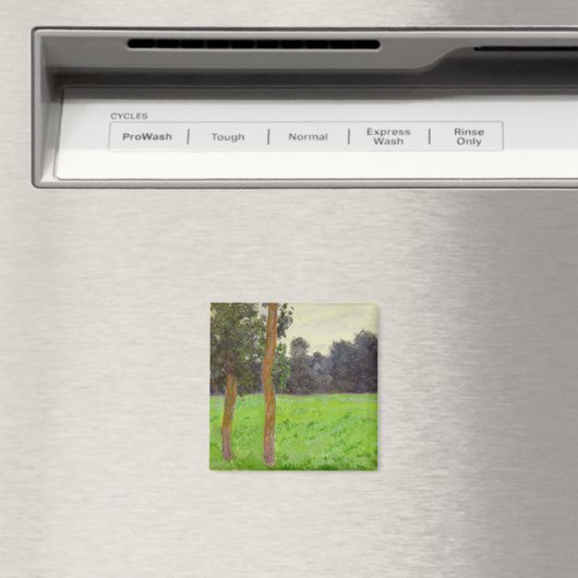 Claude Monet Zwei Bäume auf der Wiese Magnet (In Situ (Geschirrspüler))