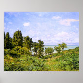 Claude Monets, Am Meer Poster (Vorne)