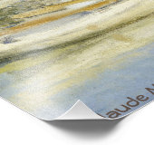 Claude Monets berühmte argentinische Brücke (1874) Fotodruck (Ecke)