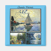 Claude Monets berühmte Bilder Magnet (Vorne)