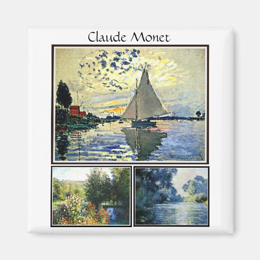 Claude Monets berühmte Bilder Magnet (Vorne)
