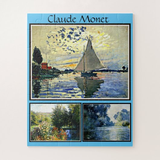 Claude Monets berühmte Bilder Puzzle (Vertikal)