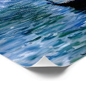 Claude Monets Charing Cross Bridge (1903) Poster (Ecke)