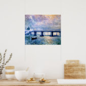 Claude Monets Charing Cross Bridge (1903) Poster (Küche)