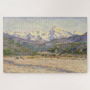 Claude Monets Das Tal der Nervia (1884) Puzzle