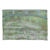 Claude Monets der japanische Steg Kissenbezug (Vorderseite)