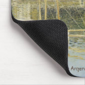 Claude Monets Die Argenteuil-Brücke (1874) Mousepad (Ecke)