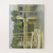 Claude Monets Die Argenteuil-Brücke (1874) Puzzle (Vertikal)