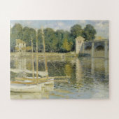 Claude Monets Die Argenteuil-Brücke (1874) Puzzle (Horizontal)