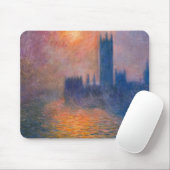 Claude Monets Die Häuser des Parlaments bei Sunset Mousepad (Mit Mouse)