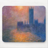 Claude Monets Die Häuser des Parlaments bei Sunset Mousepad (Vorne)