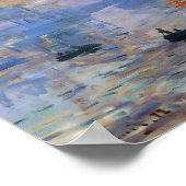 Claude Monets Eindruck, Schönheit des aufstrebende Poster (Ecke)