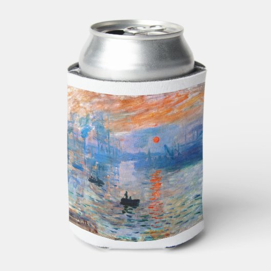 Claude Monets Eindruck, Sonnenaufgang (1872) Dosenkühler (Kanne Vorderseite)