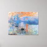 Claude Monets Eindruck, Sonnenaufgang Leinwanddruck<br><div class="desc">Claude Monets Eindruck,  Sunrise Canvas drucken Claude Monets Eindruck,  Sonnenaufgang (1872)</div>