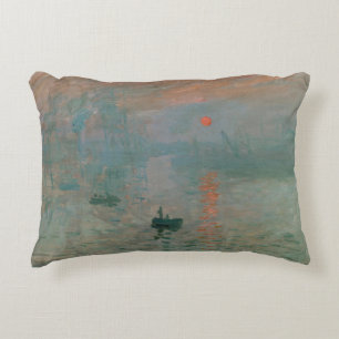 Claude Monets Eindruck Sonnenaufgang (Soleil Levan Dekokissen