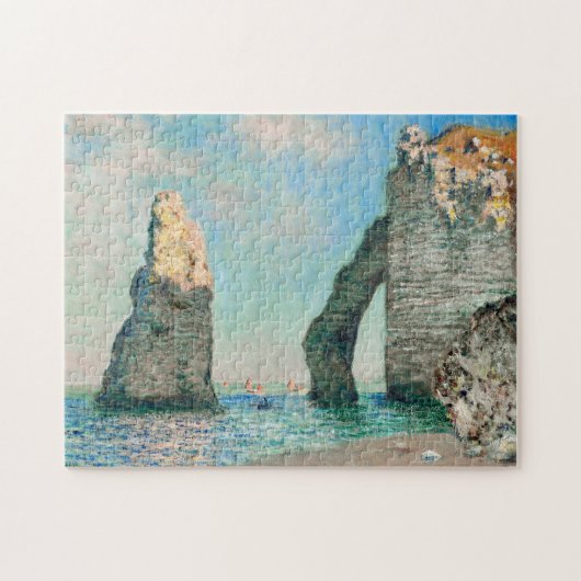 Claude Monets Étretat Cliffs Puzzle (Horizontal)