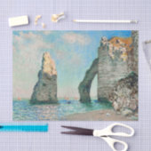 Claude Monets Étretat Cliffs Seidenpapier (Handwerk)