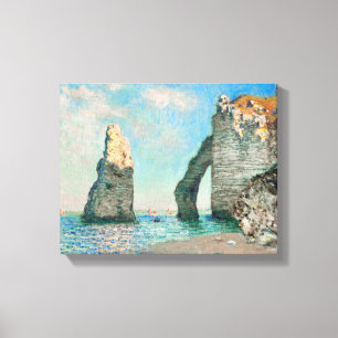 Claude Monets Étretat-Klippen Leinwanddruck