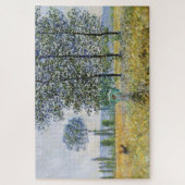 Claude Monets Felder im Frühling Puzzle (Vertikal)