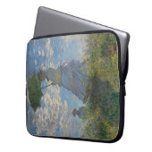 Claude Monets Frau mit Sonnenschirm (Der Spazierga Laptopschutzhülle (Vorderseite Links)