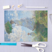 Claude Monets Frau mit Sonnenschirm Seidenpapier (Handwerk)