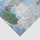 Claude Monets Frau mit Sonnenschirm Seidenpapier (Ausschnitt)