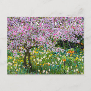 Claude Monets Garten Happy Birthday Postkarte