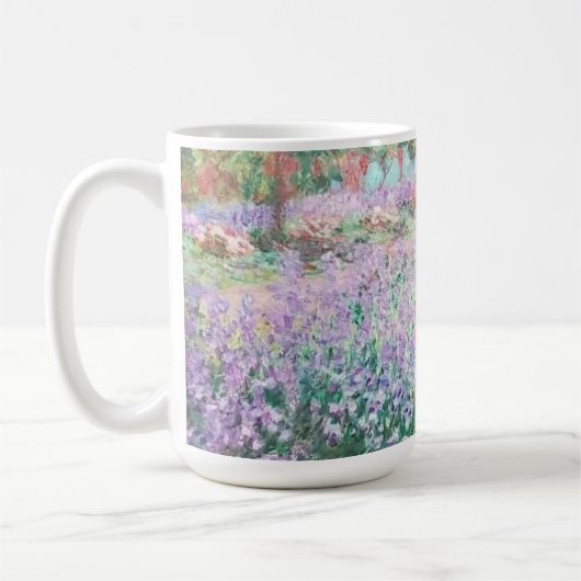 Claude Monets Garten in Giverny Kaffeetasse (Links)